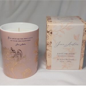 Jane Austen English Rose Scented Candle